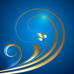 Golden Ornate Design