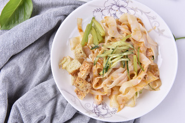 Liangpi, delicious food in summer, Chinese local snack.