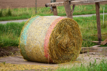 Ein Strohballen