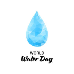 Greeting card to World Water Day.