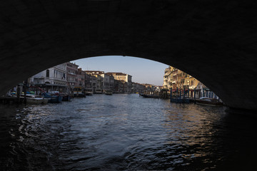 Detail of a Venetian canal