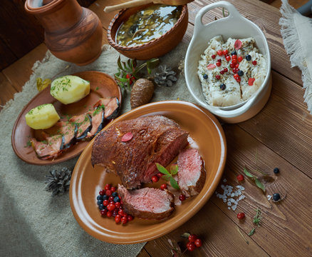 Poronkaristys,  Finnish venison;