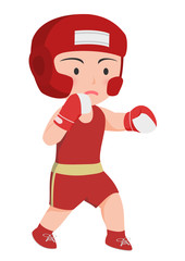 ボクシング　左ジャブ　アマチュアボクサー