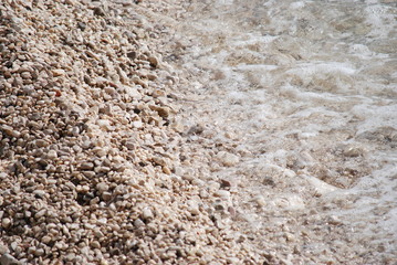 Steinstrand in Kroatien 