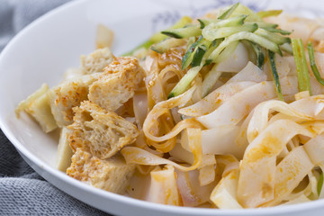Liangpi, delicious food in summer, Chinese local snack.