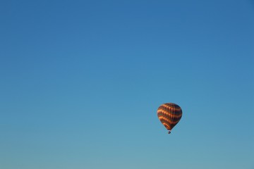 flying balloon in Cappadoccia