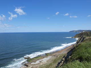 Fototapeta na wymiar Beach cliff