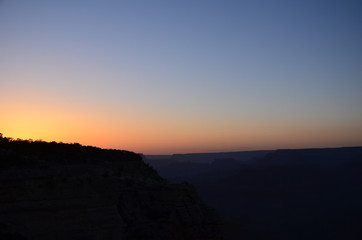 Tramonto sul Grand Canyon