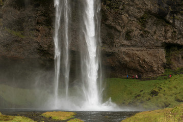 Fototapeta na wymiar Sejalandsfoss waterfall