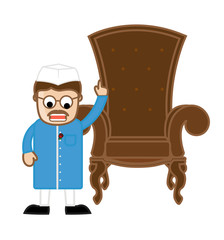 Angry Politician Character