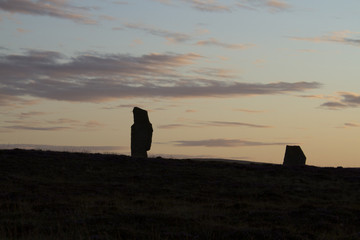 Steinkreis auf den Orkney Inseln