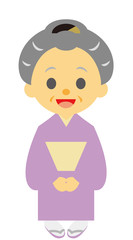 江戸時代　時代劇　年配の女性