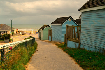 Fototapeta na wymiar Bournemouth beach dorset Uk 