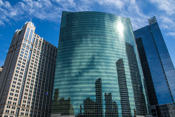 Fototapeta premium Hochhäuser, chicago, Illinois