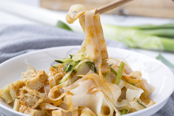 Liangpi, delicious food in summer, Chinese local snack.