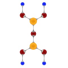 molecule, 3D illustration