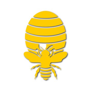 Bee Silhouette icon