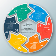 Abstract 3D Paper Infographics