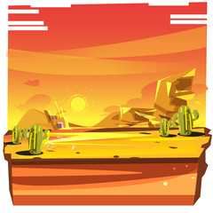 desert background - vector