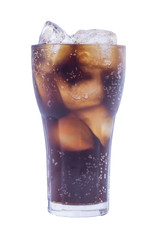 BRAZIL - SEPTEMBER 14, 2017 Bottle of Coke on white background.