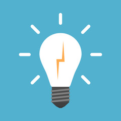 Lightning in light bulb