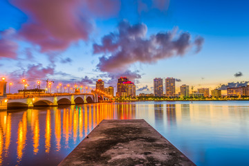 West Palm Beach, Florida, USA cityscape