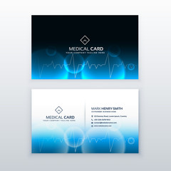Fototapeta premium heallthcare medical business card vector design
