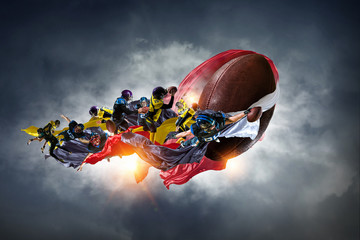 Rugby game concept