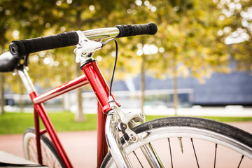 Fototapeta na wymiar detail of a bicycle