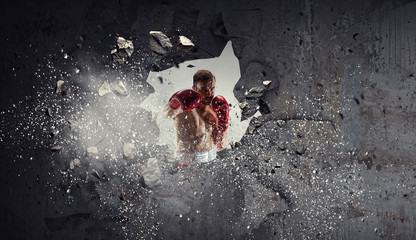 Strong enough to challenge it. Mixed media