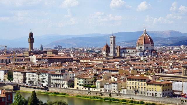 Stadtpanorama von Florenz