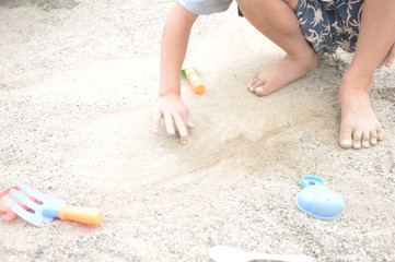 砂遊び