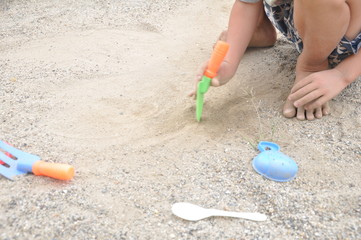 砂遊び