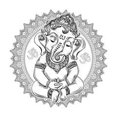ganesha coloring book for adults