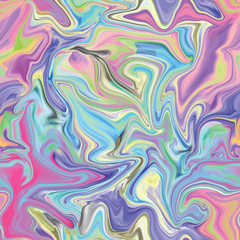 Marble seamless pattern in neon brightful colors.