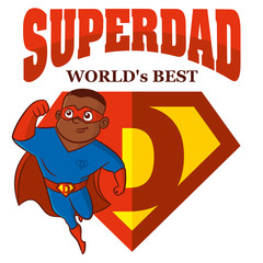 Superhero man Cartoon character