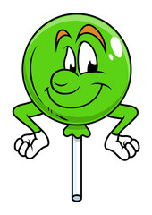 Innocent Cartoon Balloon  - clip-art vector illustration