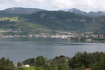 Fototapeta premium Fjord in Norwegen
