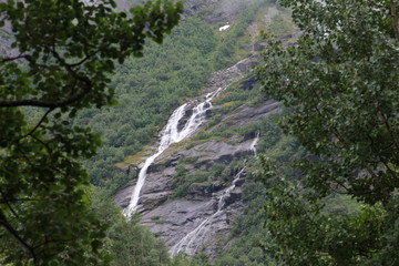 Fototapeta na wymiar Wasserfall in Norwegen