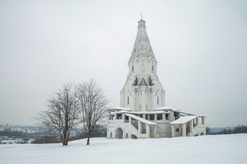 The Church of the Ascension in Kolomenskoye, Moscow, Russia