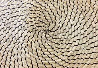 Closed Up of Square Texture of Basket Weave Pattern