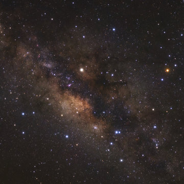 Fototapeta The Galactic centre of the Milky Way Galaxy and Constellation Scorpius