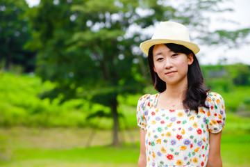 Park person female Japanese