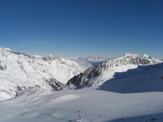 Fototapeta na wymiar Stubai Gletscher