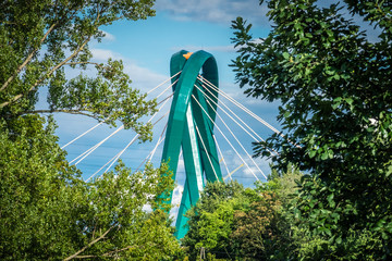 University Bridge in Bydgoszcz