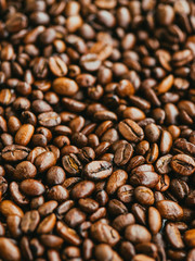 Coffee beans background