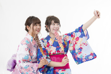 浴衣の女性