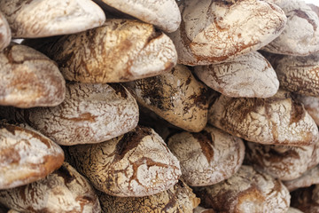 fresh baked loafs of bread