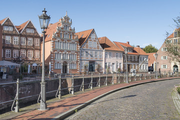 Historische Altstadt von Stade in Niedersachsen
