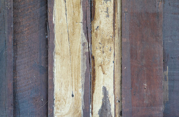 Old wooden house wall texture background.